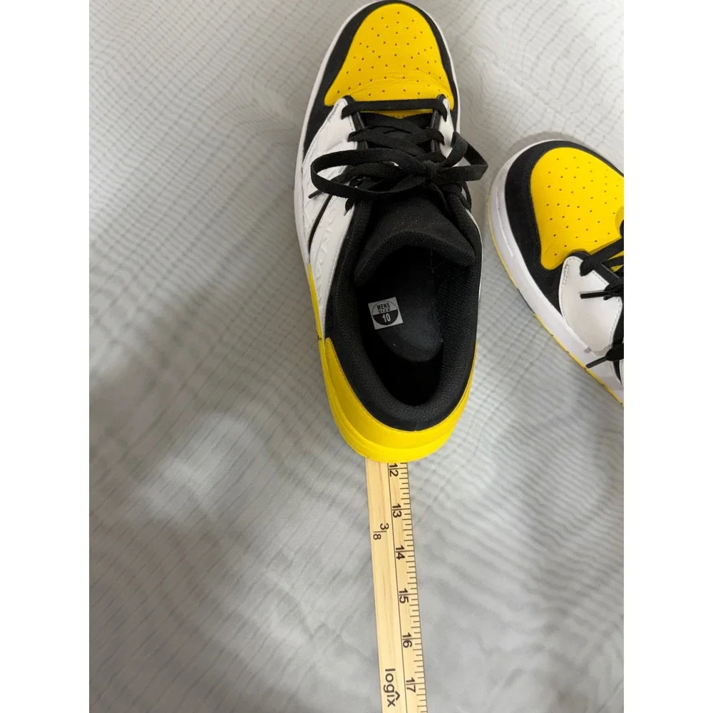Jordan Nu Retro 1 Low Yellow Ochre Black White DV5141-017 Mens 10